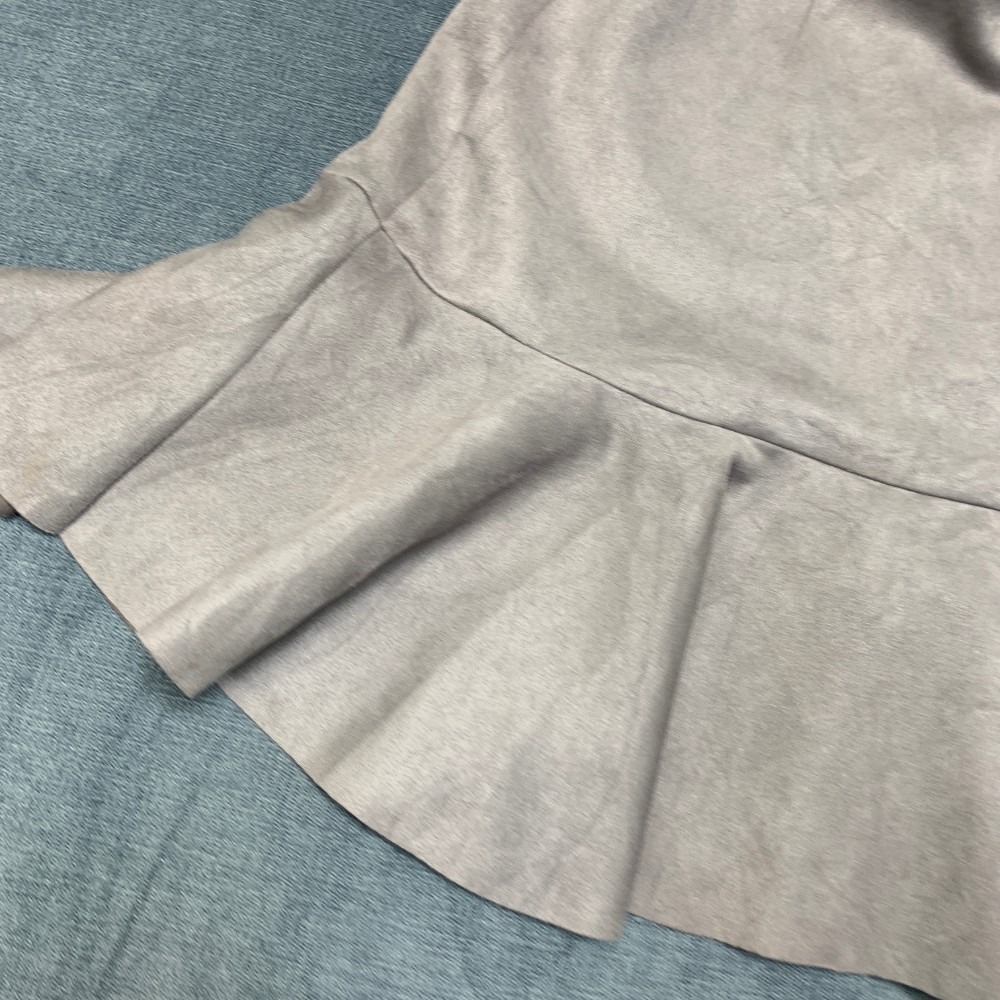 Aqua Grey Ruffled Skirt - Picture 9 of 13
